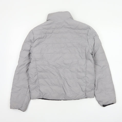 Polo Ralph Lauren Girls Grey Puffer Jacket 14-15 Years Quilted Zip