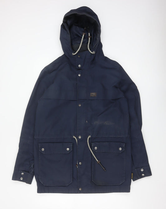 Jack Wolfskin Men's Blue UK 34 S Hooded Texapore Parka Outdoor Jacket