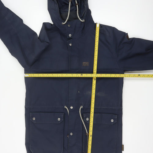 Jack Wolfskin Men's Blue UK 34 S Hooded Texapore Parka Outdoor Jacket
