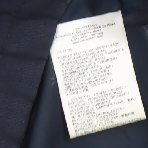 Jack Wolfskin Men's Blue UK 34 S Hooded Texapore Parka Outdoor Jacket