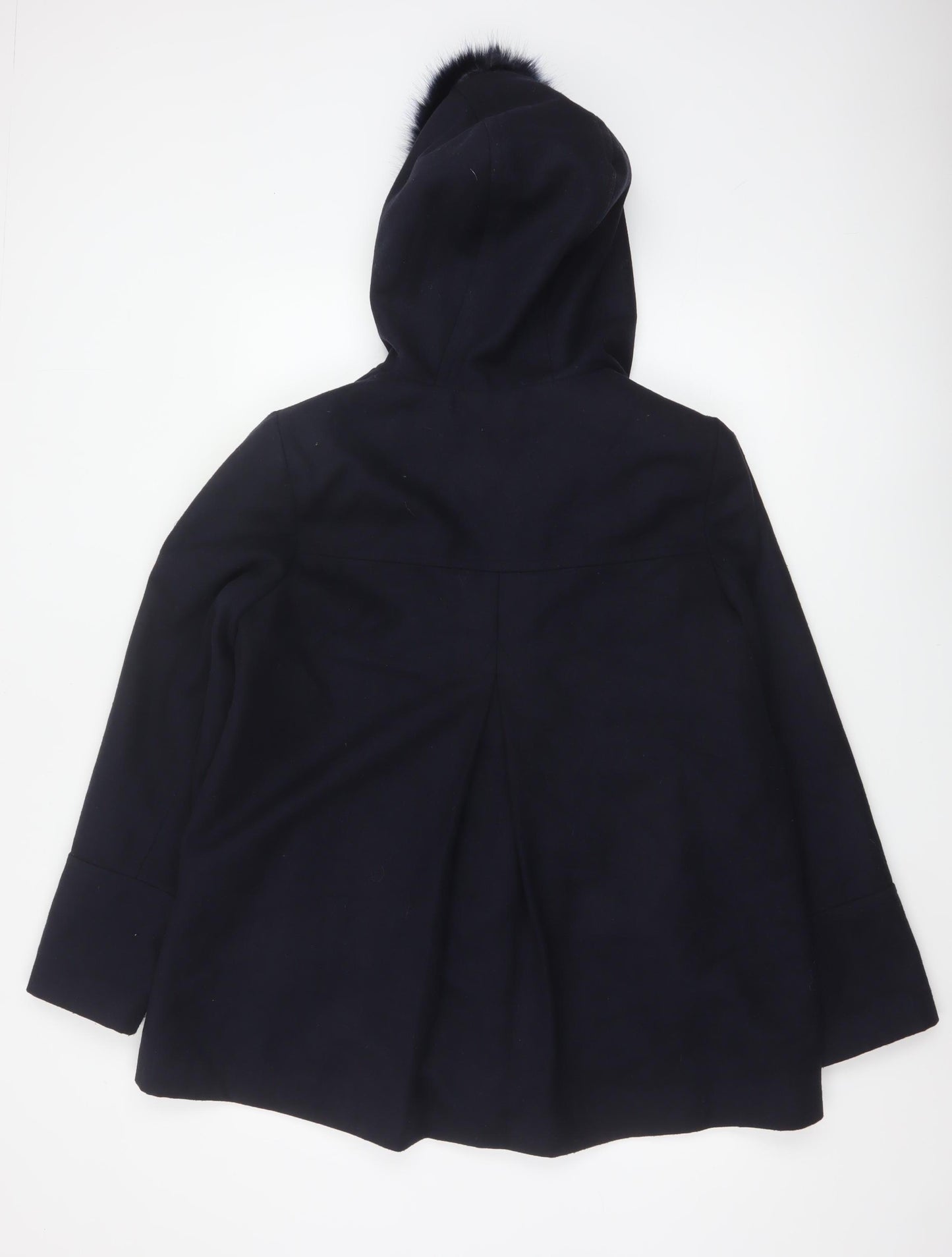 The Collection Debenhams Women’s Navy Blue Size 14 Faux Fur Parka Coat