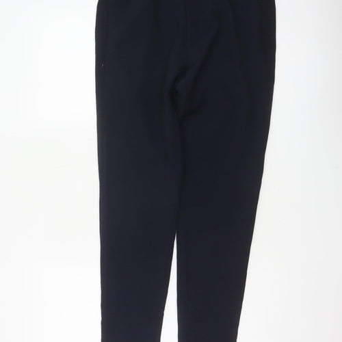 Zara Women’s Navy Blue UK 10 Tapered Tailored Dress Trousers