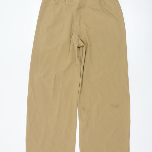 Under Armour Women's Beige S Relaxed Straight Lightweight Trousers