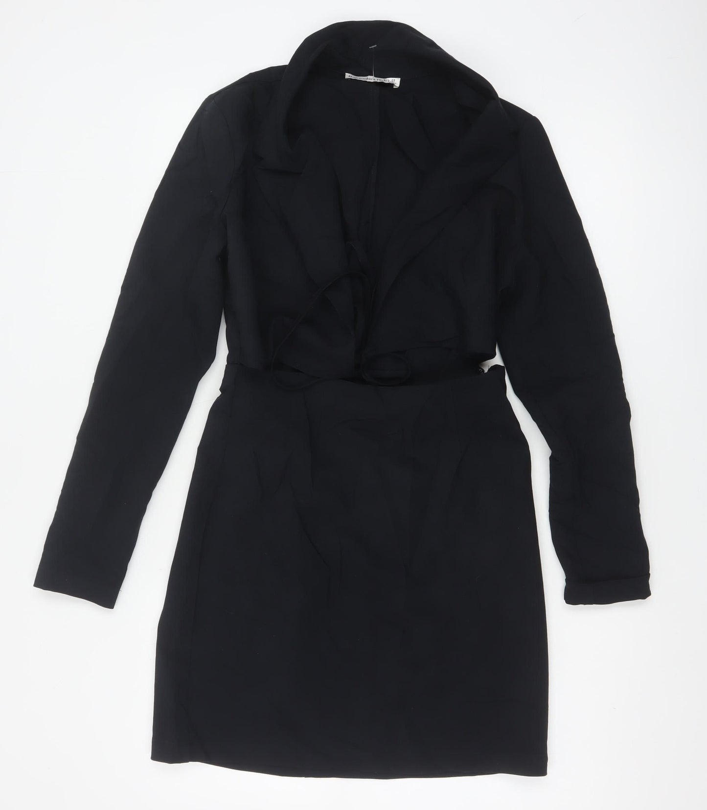 Abercrombie & Fitch Women’s Black S Tall Jacket Dress Long Sleeve