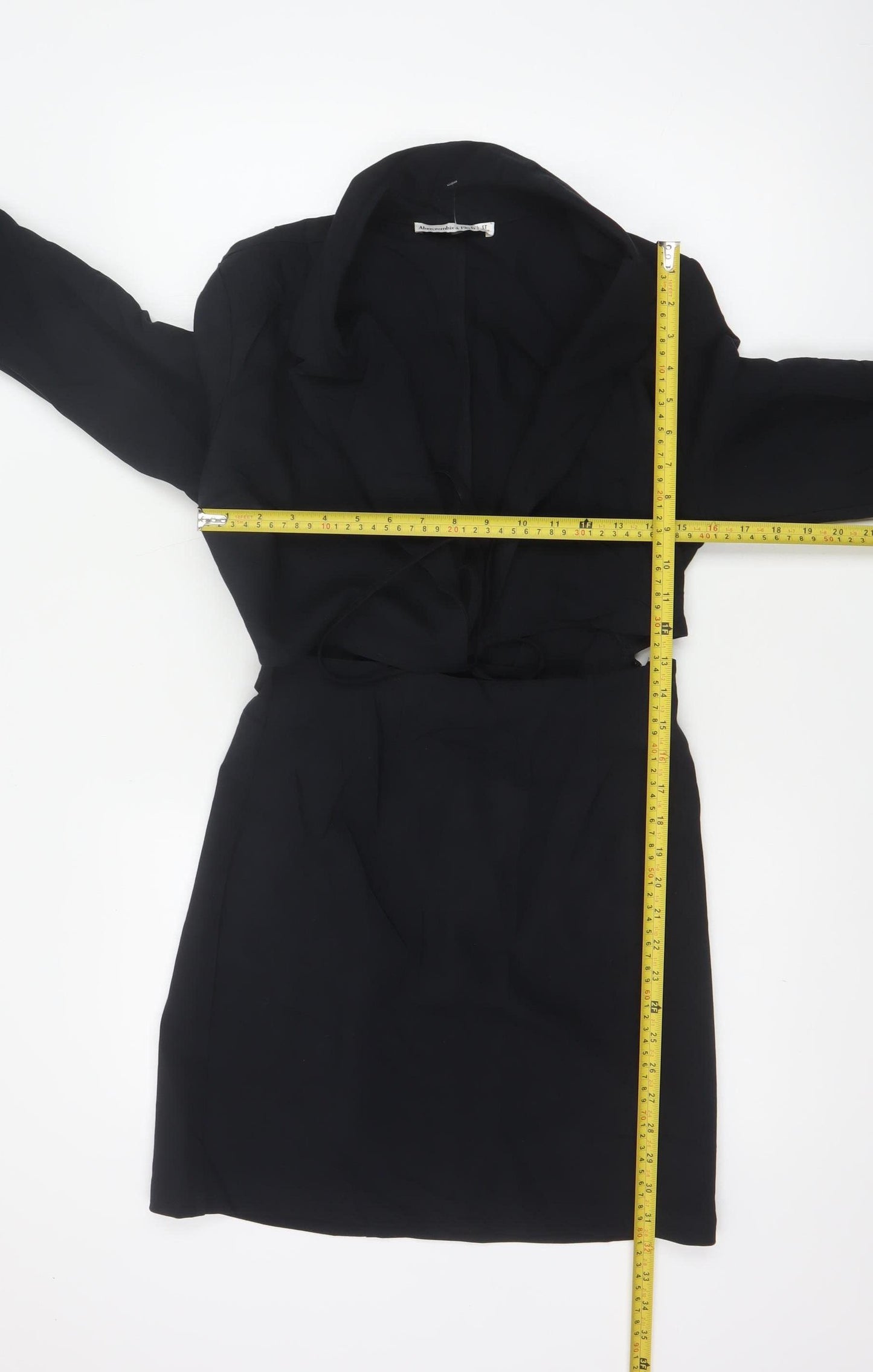 Abercrombie & Fitch Women’s Black S Tall Jacket Dress Long Sleeve