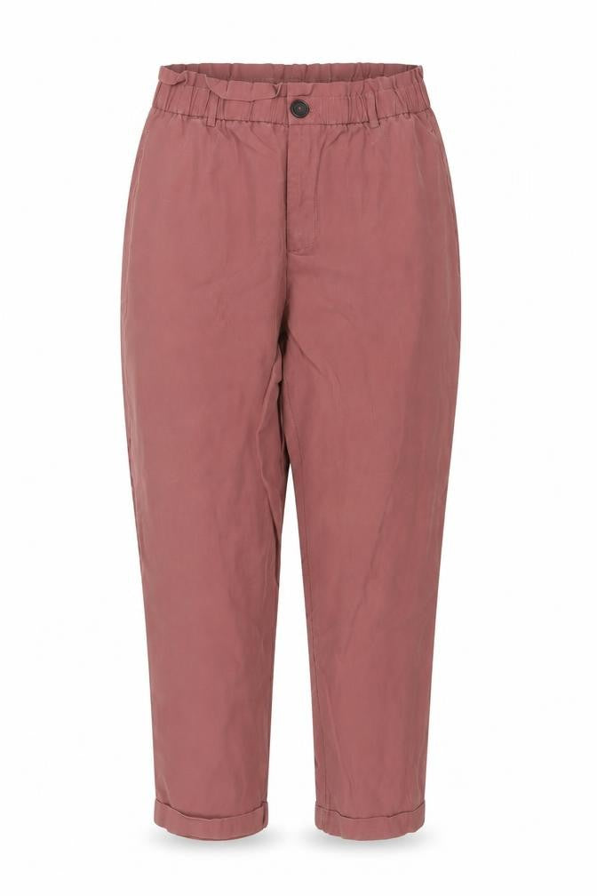 Zara Women’s Pink XL Paperbag Tapered Trousers Elastic Waist