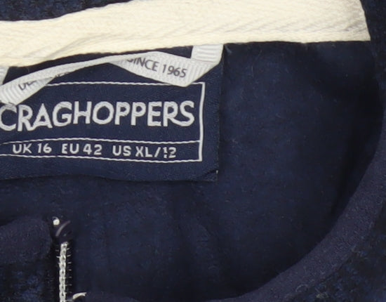 Craghoppers Women’s Blue UK 16 Quilted Puffer Fleece Jacket