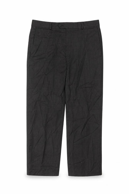 John Lewis Men’s Grey 36R Pure Wool Straight Dress Trousers
