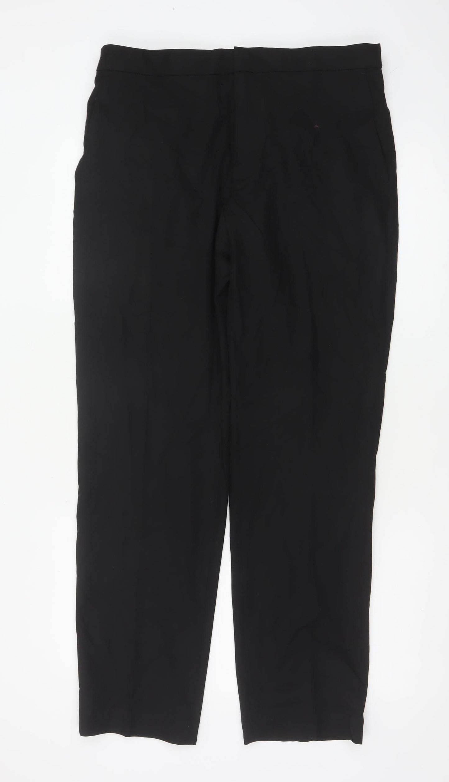 Autograph Men’s Black 36in Regular Straight Dress Trousers