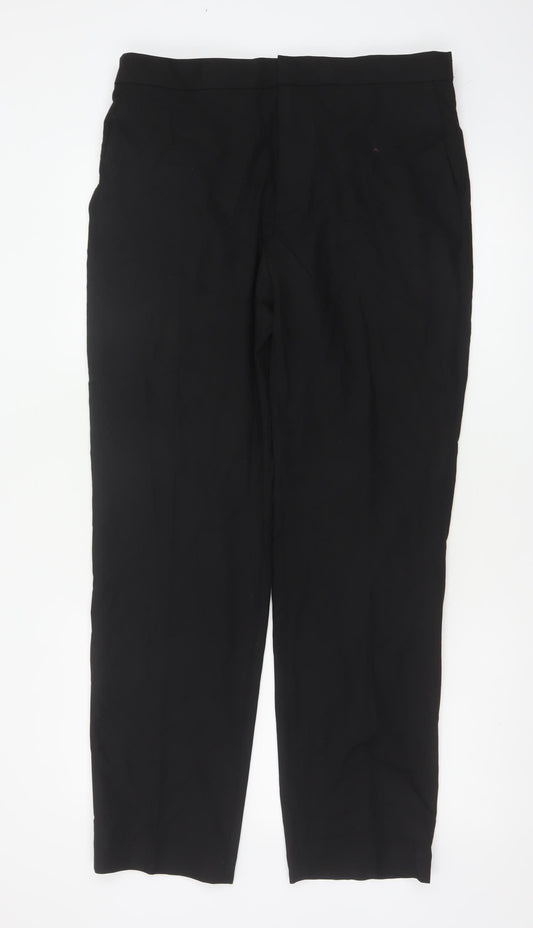 Autograph Men’s Black 36in Regular Straight Dress Trousers