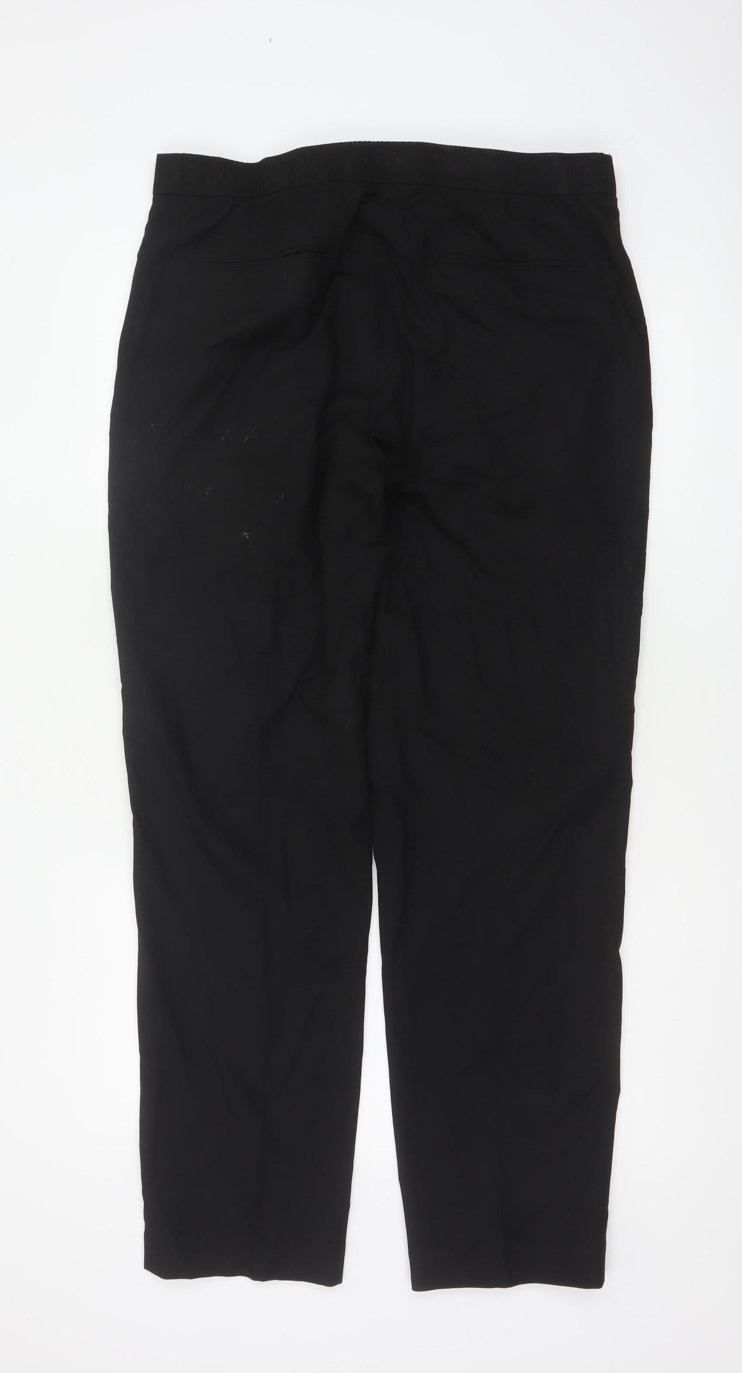 Autograph Men’s Black 36in Regular Straight Dress Trousers