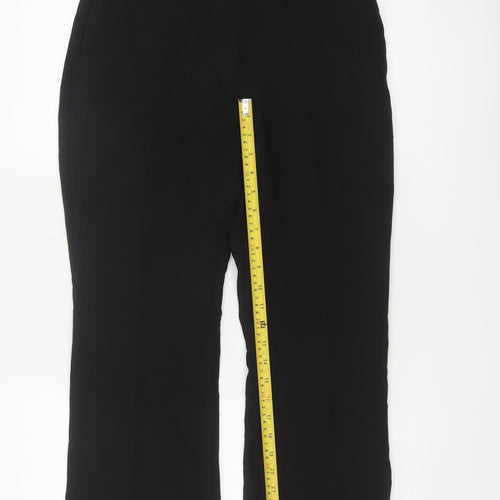 H&M Women’s Black UK 12 Bootcut Stretch Dress Trousers