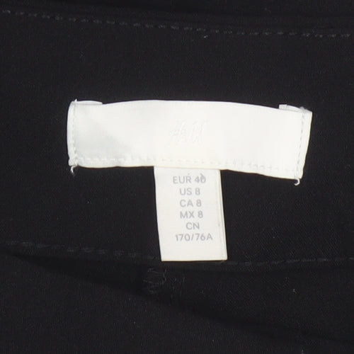 H&M Women’s Black UK 12 Bootcut Stretch Dress Trousers