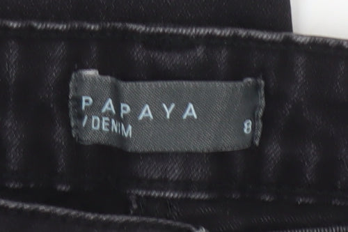 Papaya Women’s Black Bootcut Stretch Jeans Size 8 L29