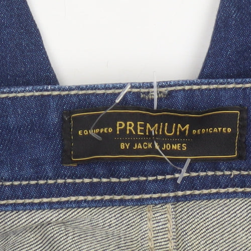 Jack & Jones Men’s Blue 28/32 Clark Classic Straight Jeans
