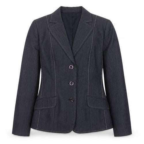 Oscar B. Women’s Black Size 14 Tailored 3 Button Blazer Jacket