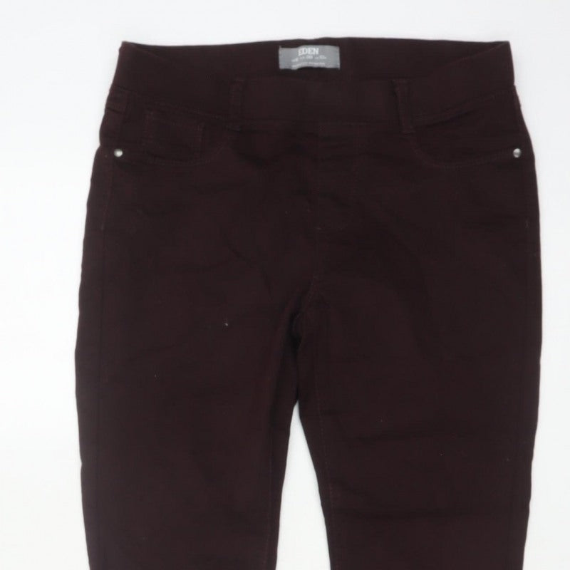 Dorothy Perkins Eden Women’s Brown Skinny Jeggings UK 10 Regular