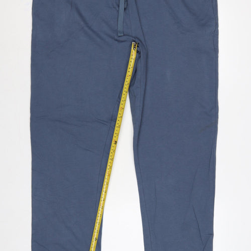 Marks & Spencer Men's Blue 3XL Short Regular Fit Jogger Trousers