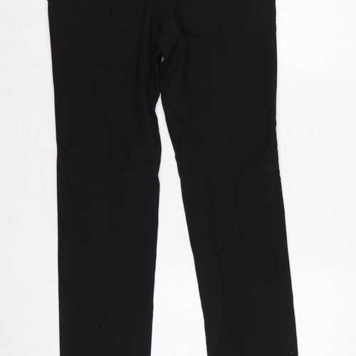 Next Men’s Black 30R Tailoring Straight Dress Trousers 30in