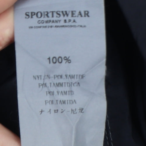 C.P. Company Men’s Black L Nylon Button Bomber Jacket