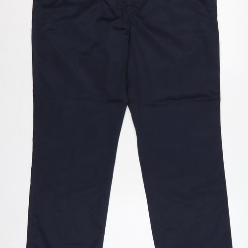 Marks and Spencer Men’s Blue Chino Trousers 36in Waist 29in Leg