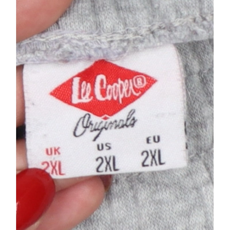 Additional view of Lee Cooper Women Grey 2XL Jogger Sweatpants Logo Drawstring Pockets