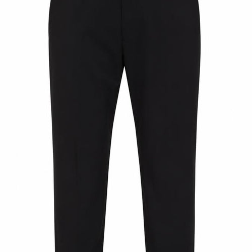 Marks and Spencer Men Black 36 Tailored Stretch Dress Trousers