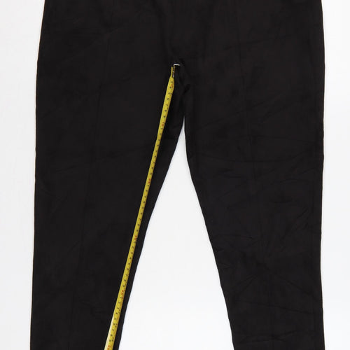 Primark Cares Women's Black Size 16 Slim Stretch Trousers