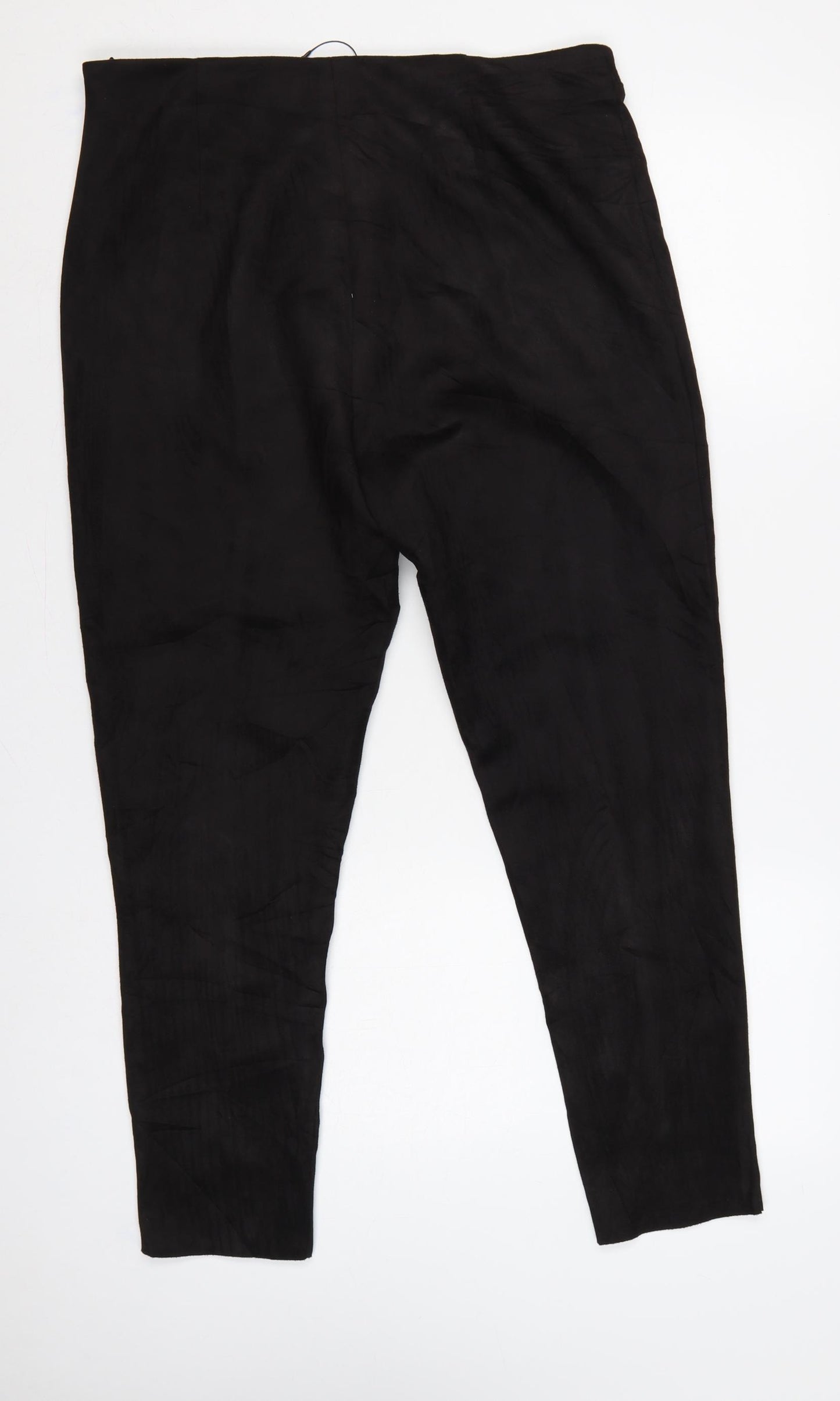 Primark Cares Women's Black Size 16 Slim Stretch Trousers