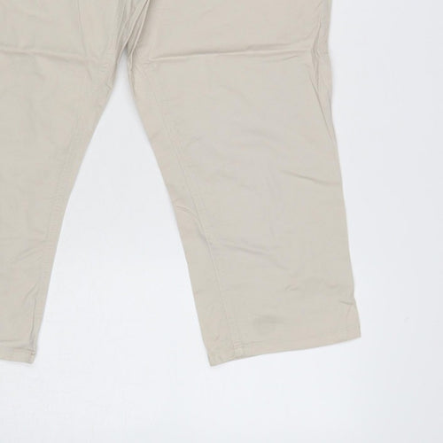 Maine New England Women’s Beige Size 12 Straight Leg Chino Trousers