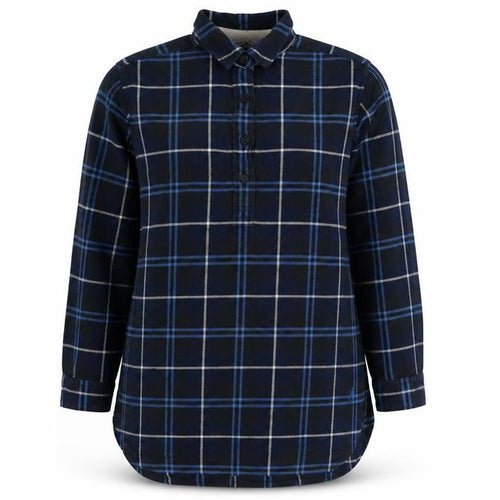 JW Anderson Women’s Blue Check Cotton Tunic Shirt Size S