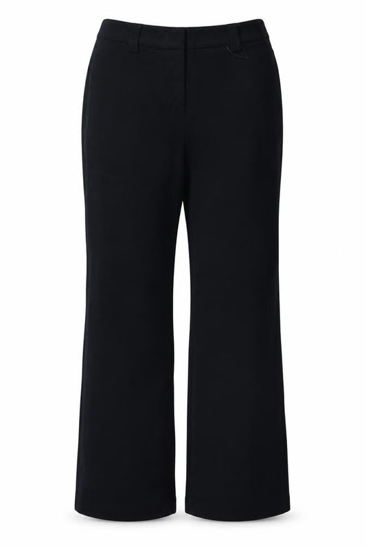 Marks and Spencer Women Blue UK 14 Long Wide-Leg Tailored Trousers