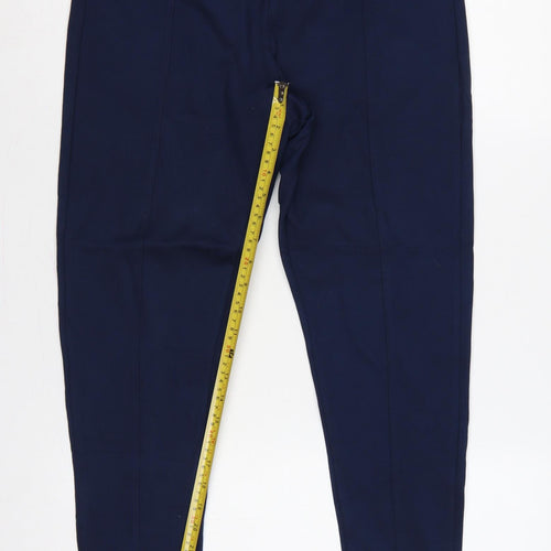 Marks and Spencer Women Blue UK 14 High Rise Stretch Leggings