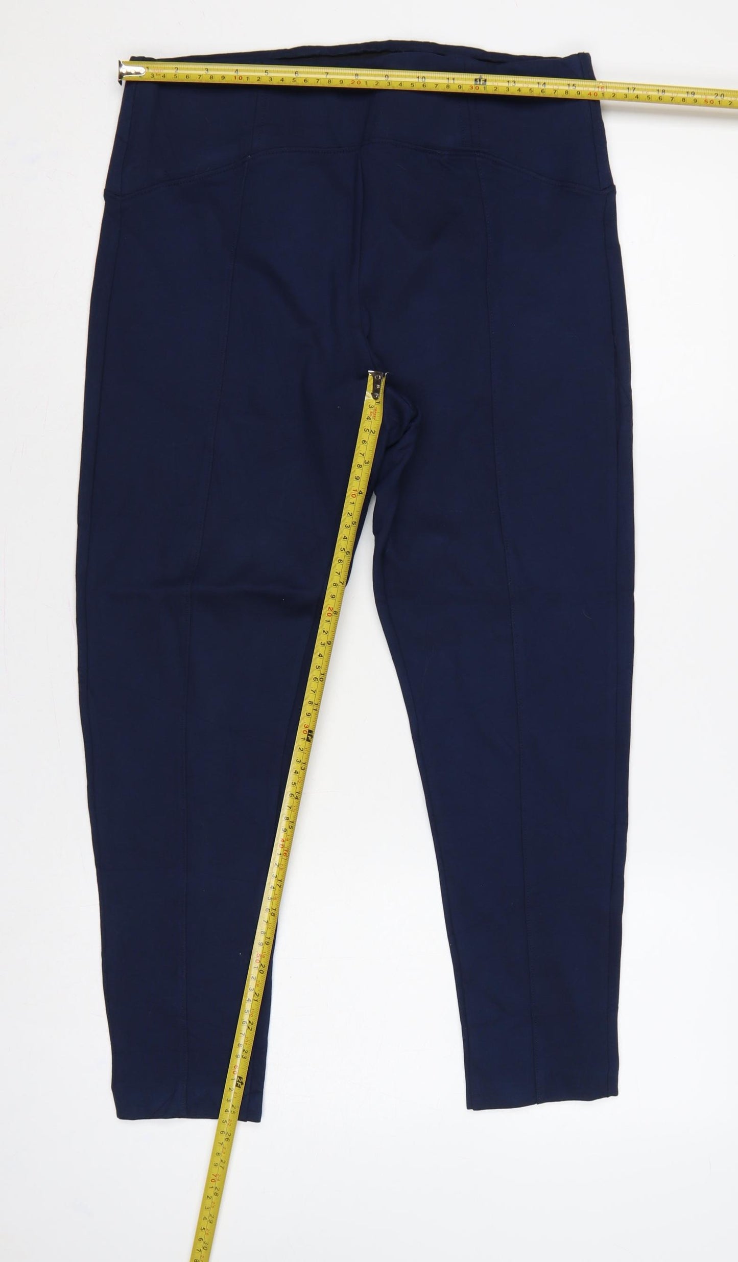 Marks and Spencer Women Blue UK 14 High Rise Stretch Leggings