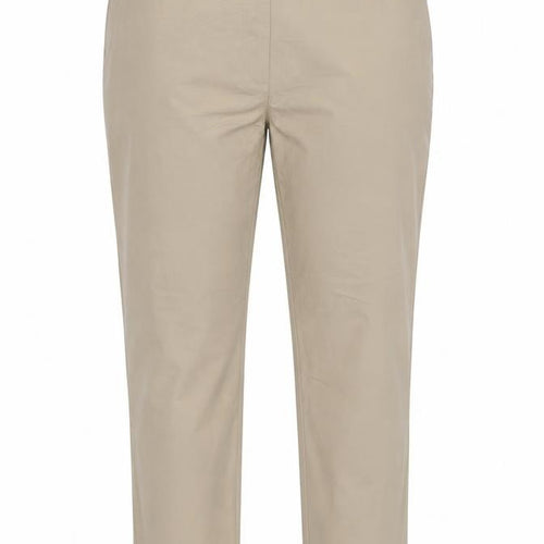Marks and Spencer Women Beige UK 20 Regular Tapered Chino Trousers