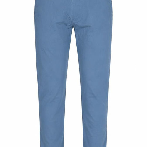 M&S Mens Blue Regular Fit Chino Trousers W32 L31 Straight