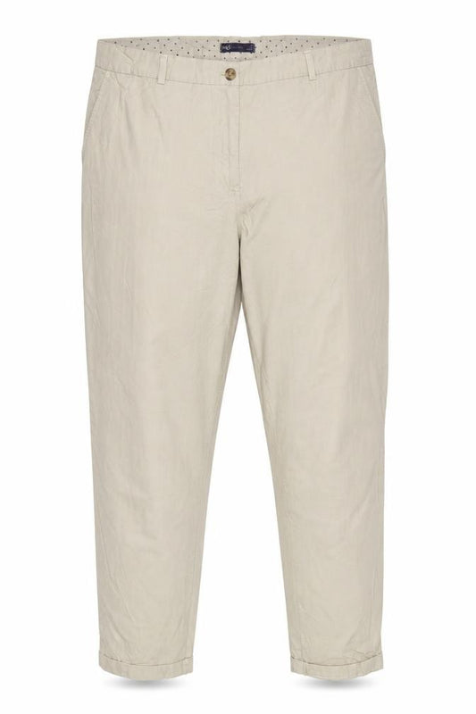 Marks and Spencer Women’s Beige UK 22 Regular Cotton Chino Trousers NWT