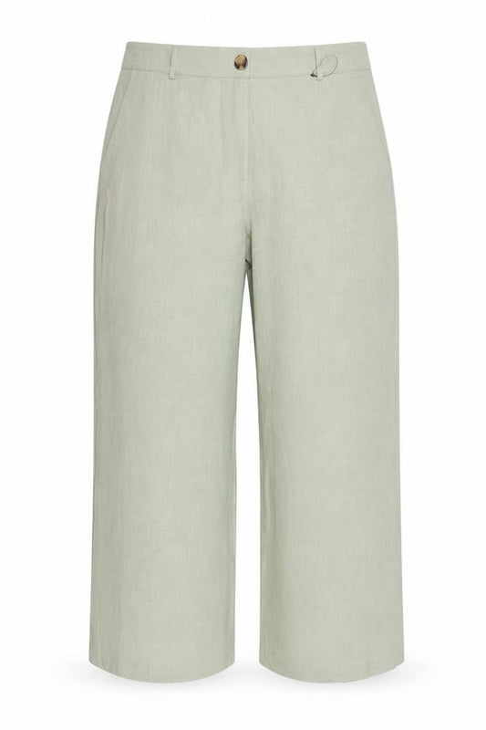 M&S Collection Women’s Green Size 20 Wide-Leg Dress Trousers