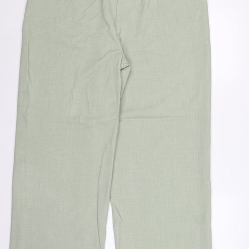 M&S Collection Women’s Green Size 20 Wide-Leg Dress Trousers