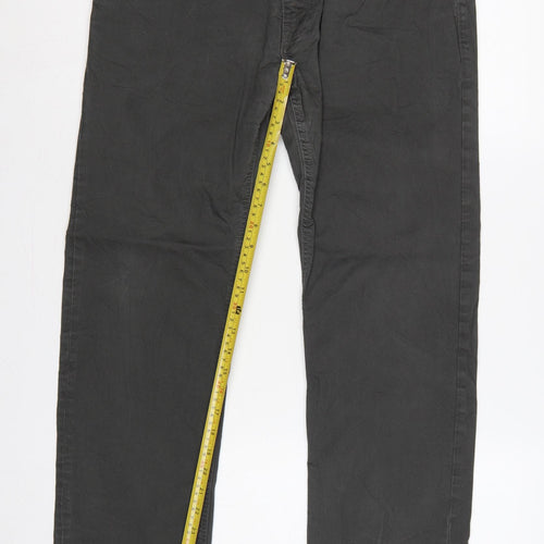 Marks & Spencer Men’s Black 34/31 Straight Stretch Jeans