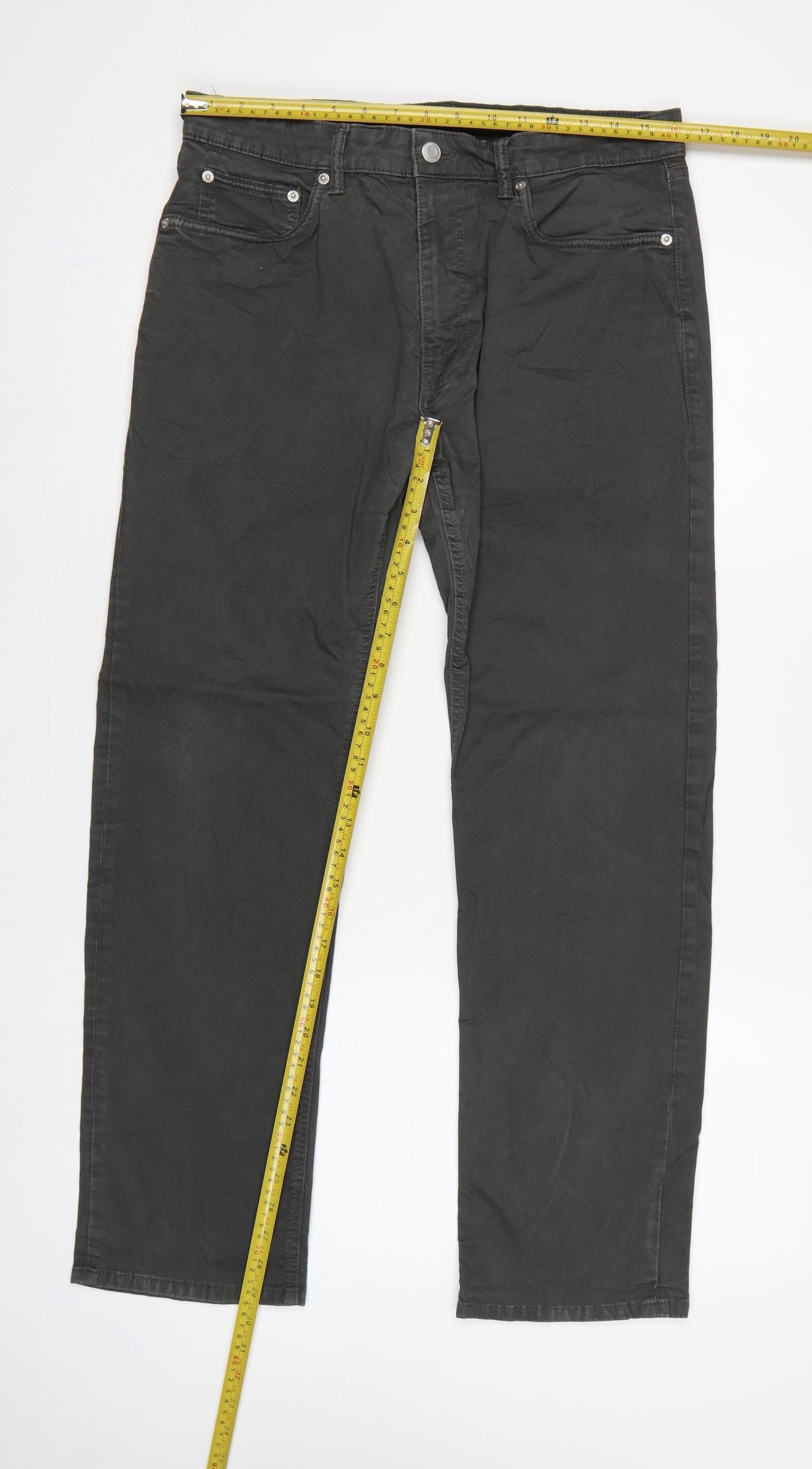 Marks & Spencer Men’s Black 34/31 Straight Stretch Jeans
