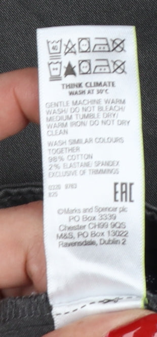 Marks & Spencer Men’s Black 34/31 Straight Stretch Jeans