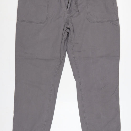 Marks and Spencer Men's Grey 44in Cotton Jogger Trousers 29in Leg