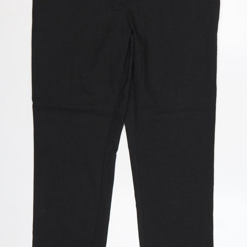 Marks & Spencer Boys Black 18 Plus School Dress Trousers 36in Waist