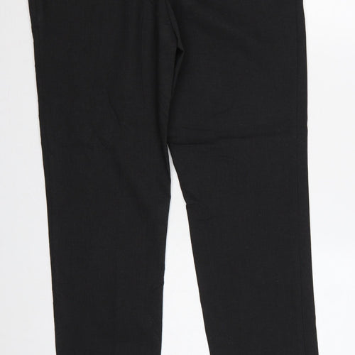 Marks & Spencer Boys Black 18 Plus School Dress Trousers 36in Waist