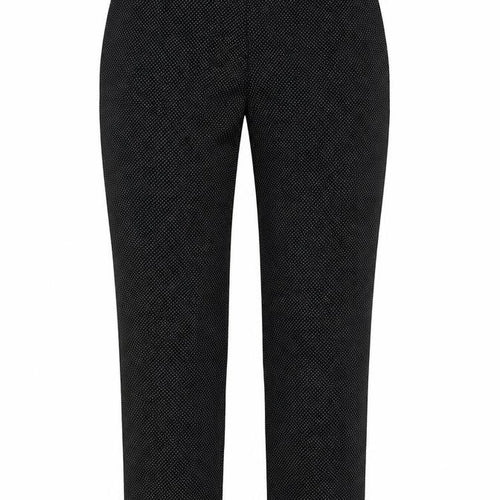 ZARA Women’s Black Polka Dot High Rise Skinny Trousers UK 10