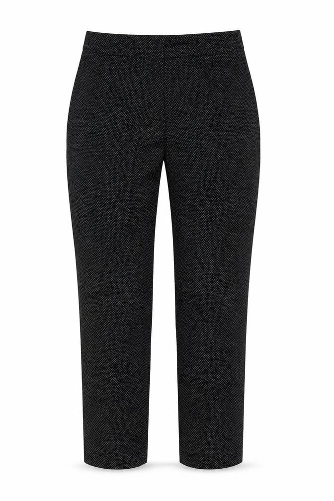 ZARA Women’s Black Polka Dot High Rise Skinny Trousers UK 10