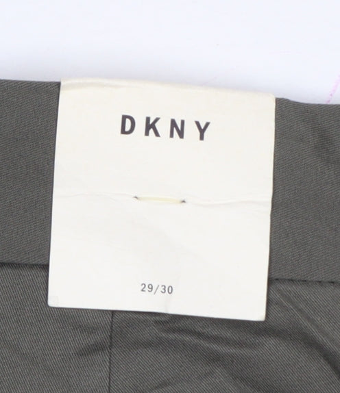DKNY Men’s Green 29/30 Stretch Chino Straight Trousers