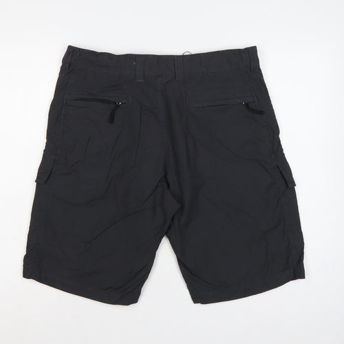 Marks & Spencer Men's Black W34 Active Waist Stormwear Cargo Shorts