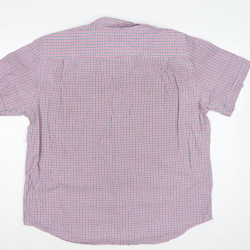 Marks & Spencer Men Multicoloured XL Classic Check Short Sleeve Shirt